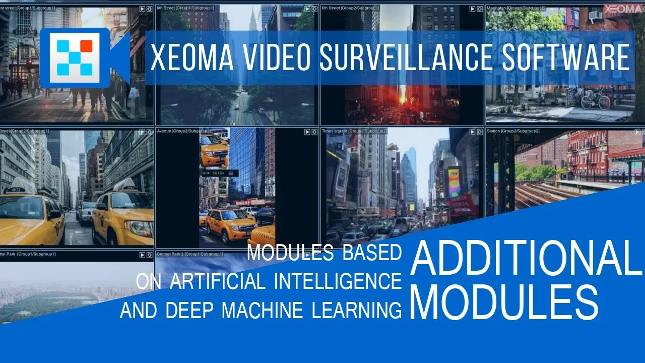 Additional modules in Xeoma