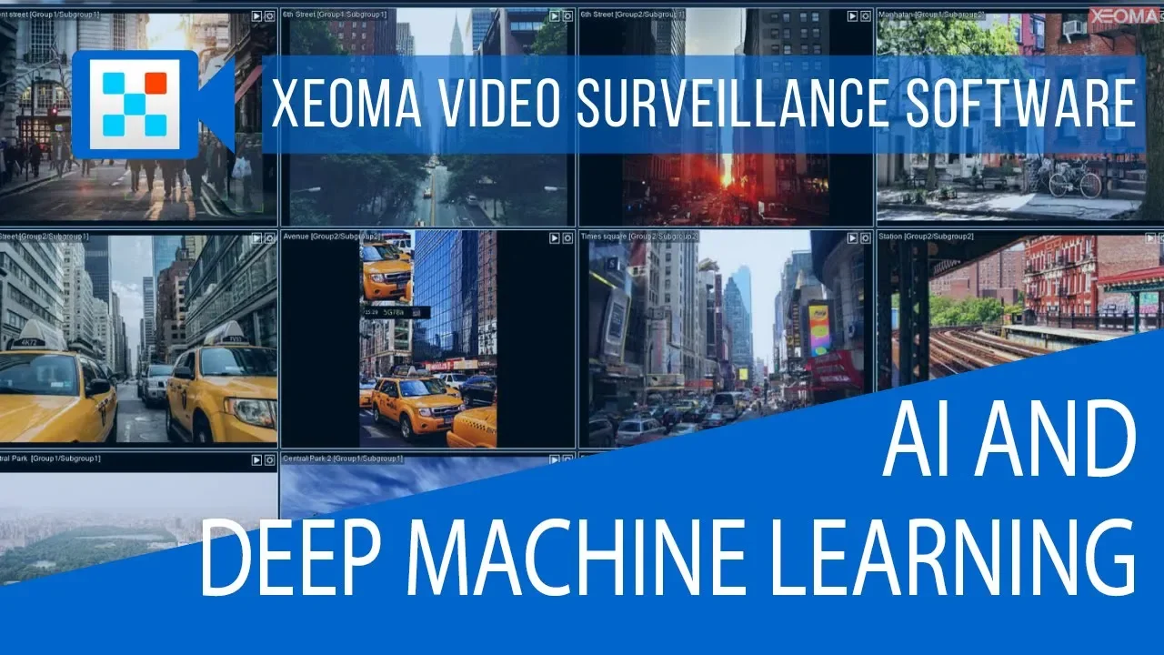 Artificial intelligence and deep machine learning in Xeoma