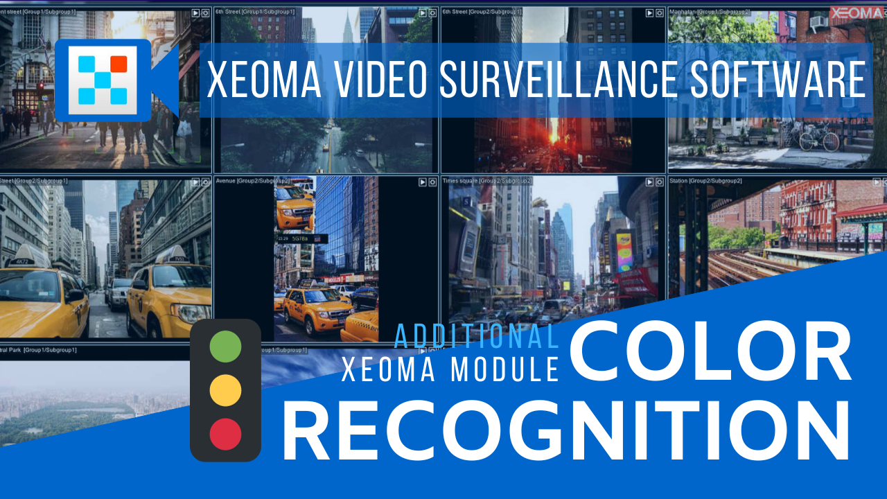 Color recognition in Xeoma