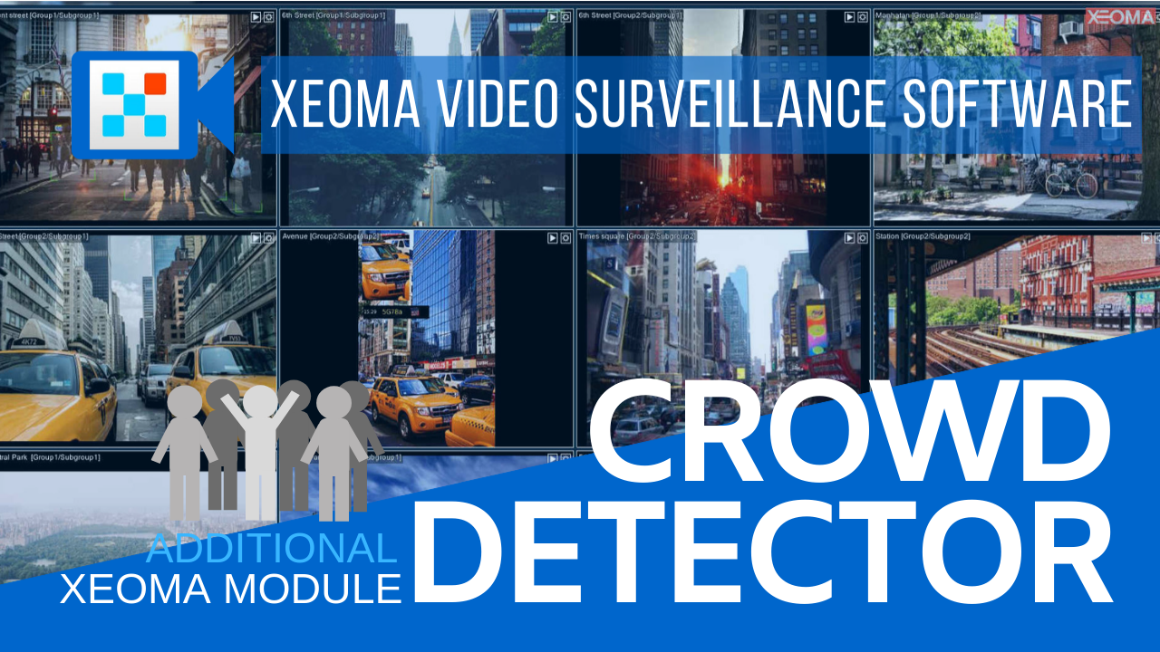 Crowd detector in Xeoma