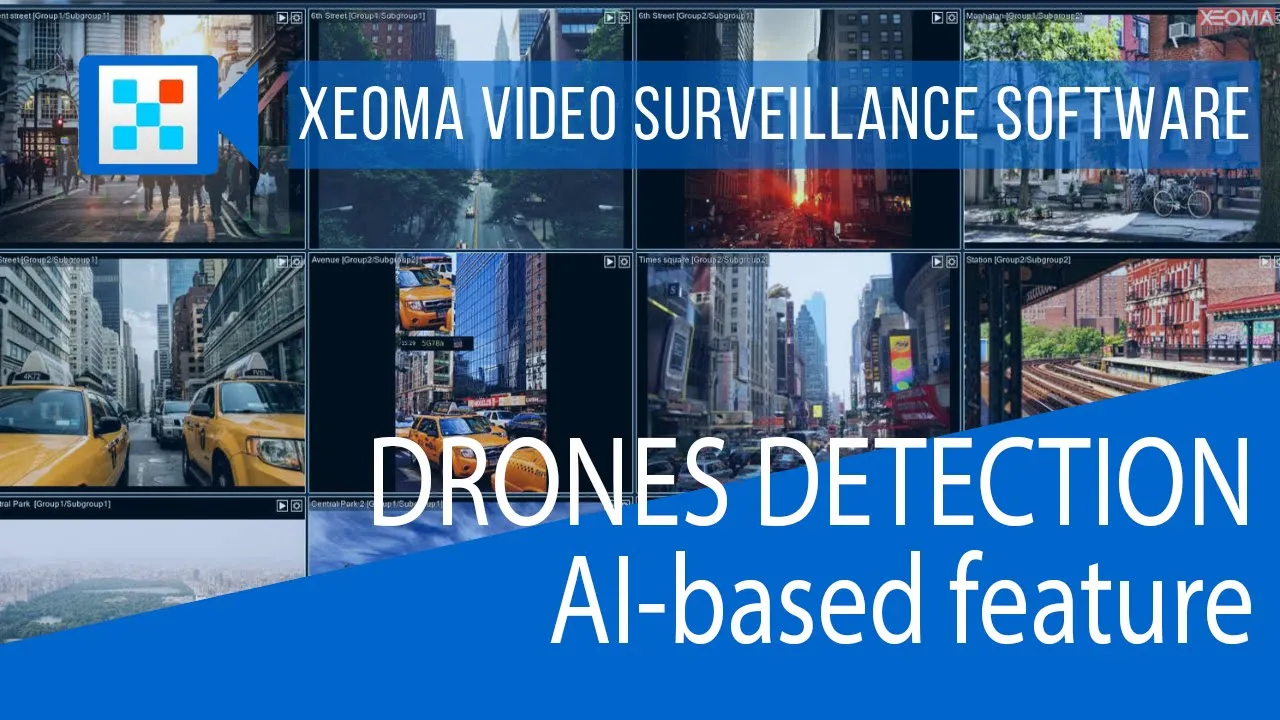 Drones Detector: AI-based feature for drones detection in Xeoma