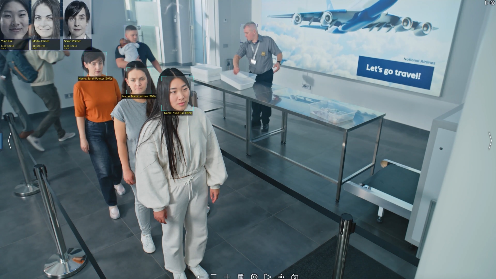 Face recognition in Xeoma