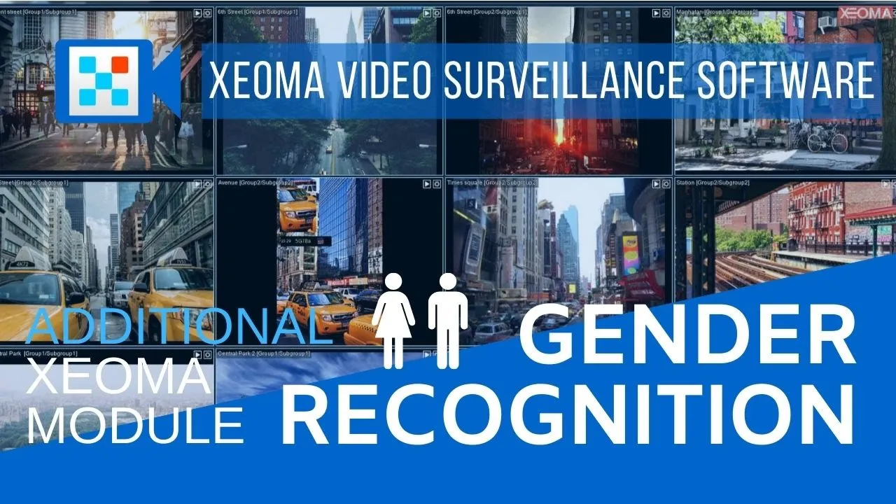 Gender recognition in Xeoma