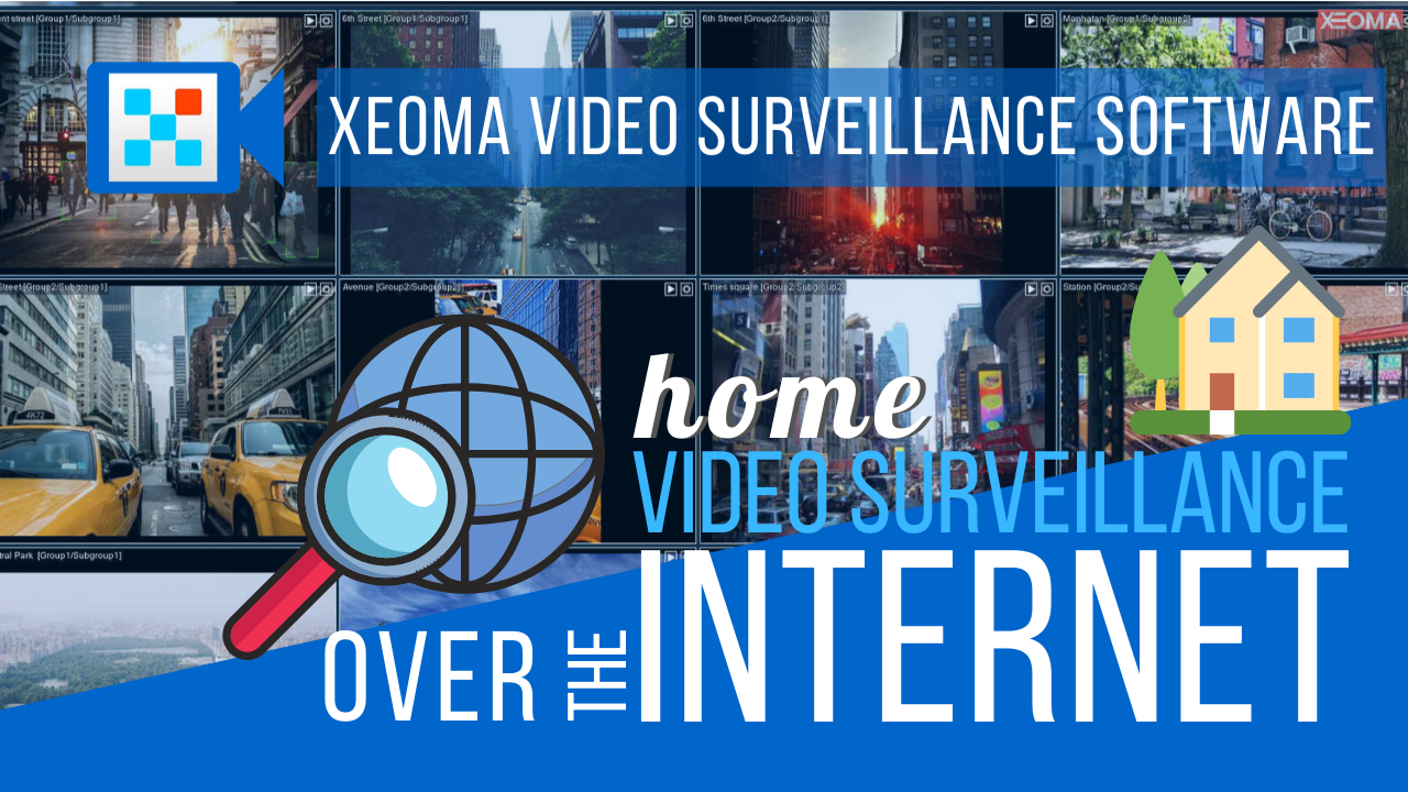 Home surveillance over the Internet