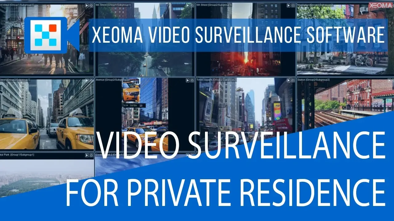 Video surveillance for private residence