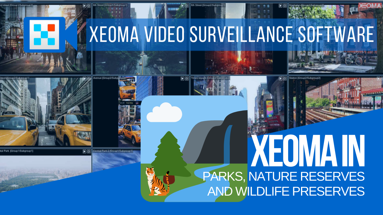 Xeoma in parks, nature reserves and wildlife preserves