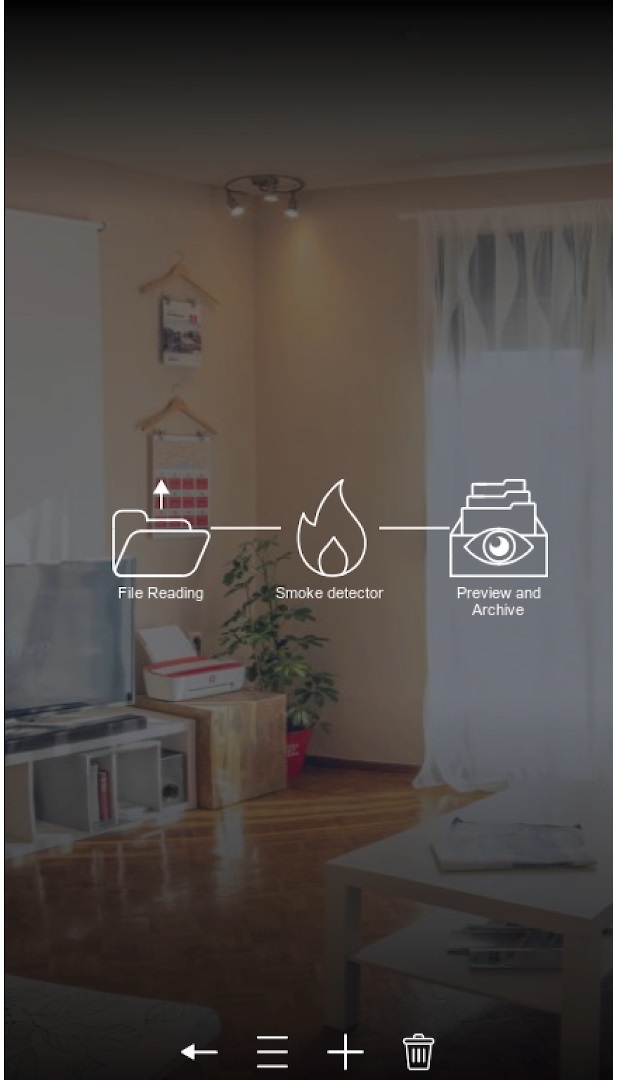 Xeoma's smart fire and smoke detector