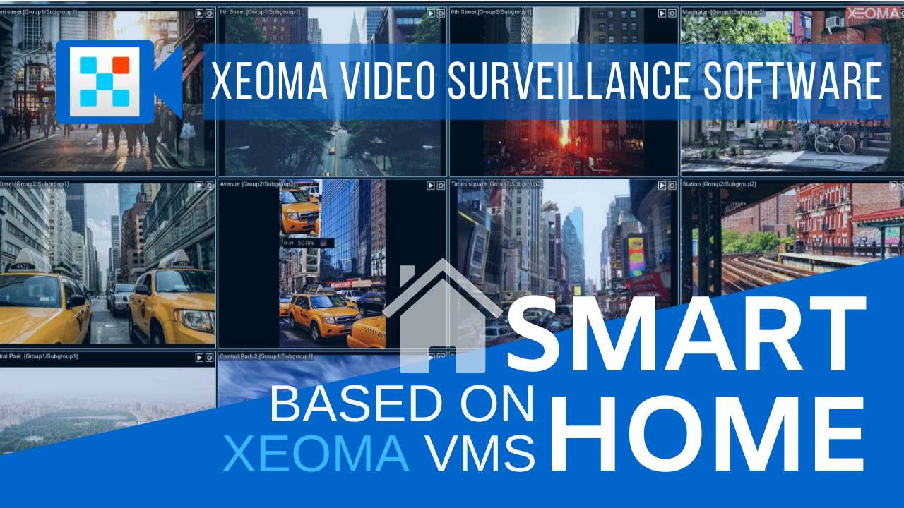 Smart home solution based on Xeoma