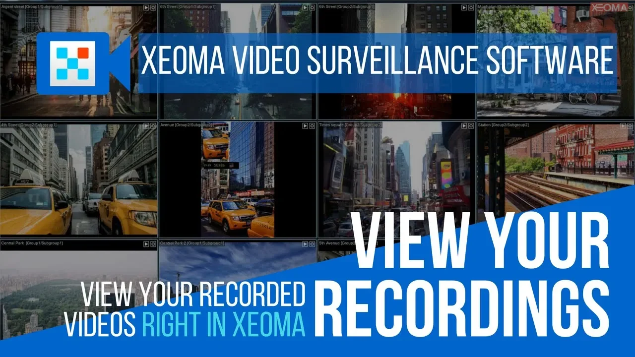 Viewing records in Xeoma