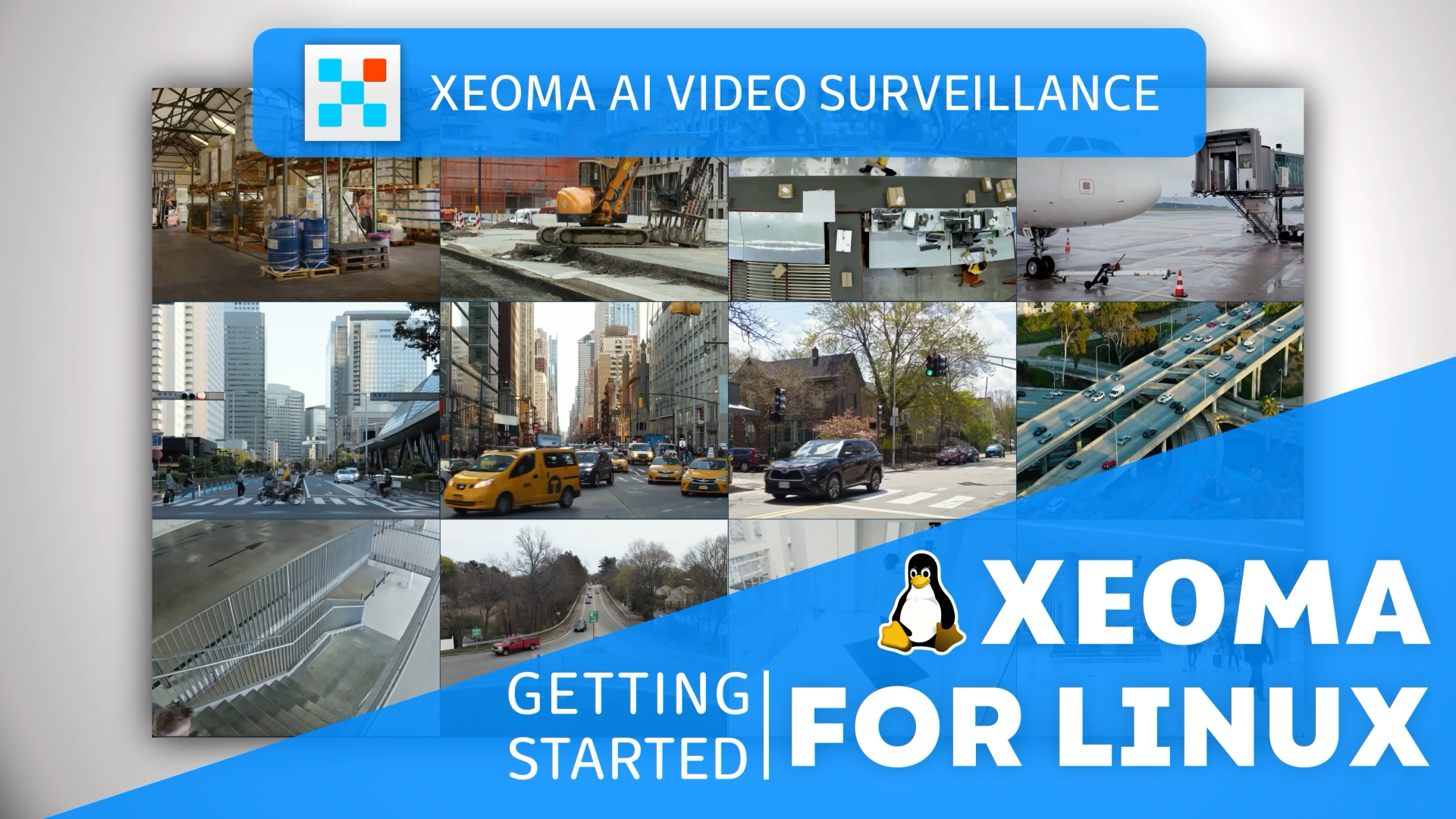 Xeoma Linux tutorial for operating systems with or without GUI (through console/Terminal and GUI)