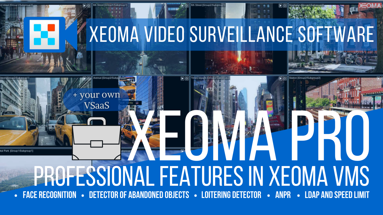 Xeoma Pro edition – professional video analytics and over 100 features
