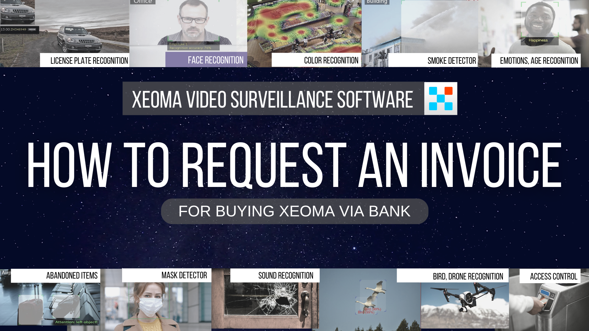 How to request an invoice for purchase of Xeoma licenses
